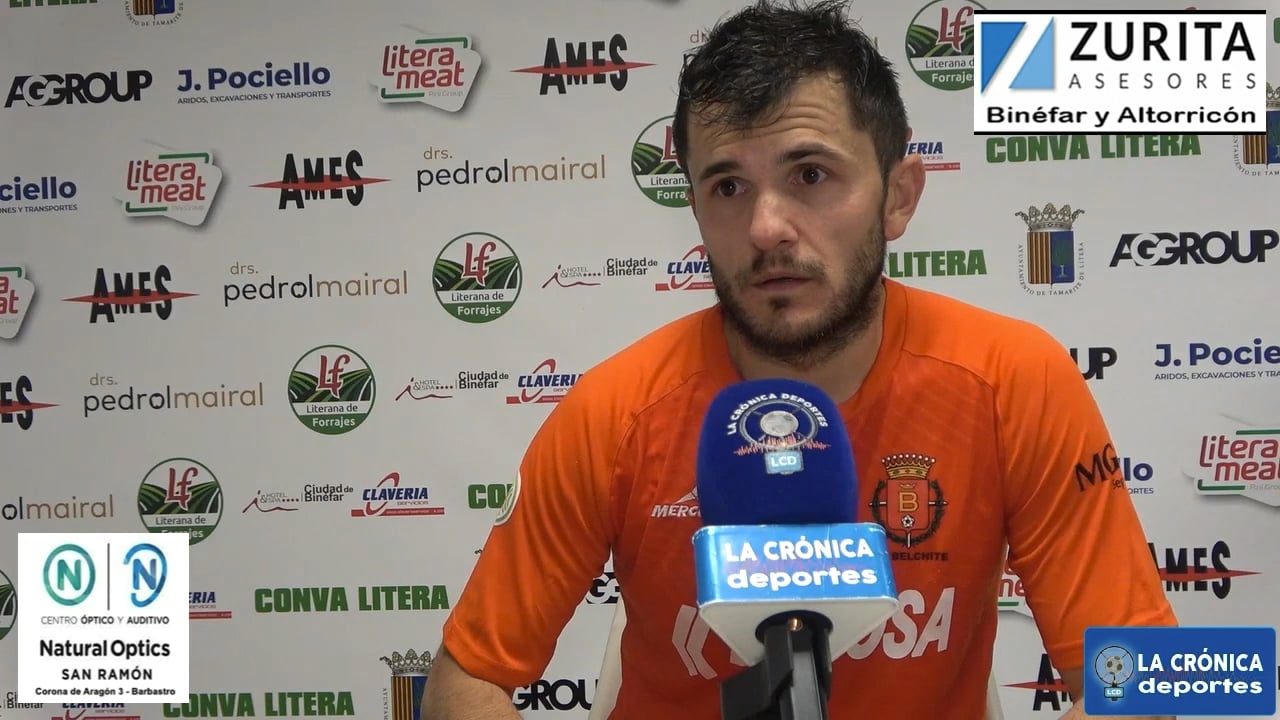 COTOÑO (Jugador Belchite)  CDJ Tamarite 1-1 CD Belchite 97 / Jor. 10 / Tercera Rfef