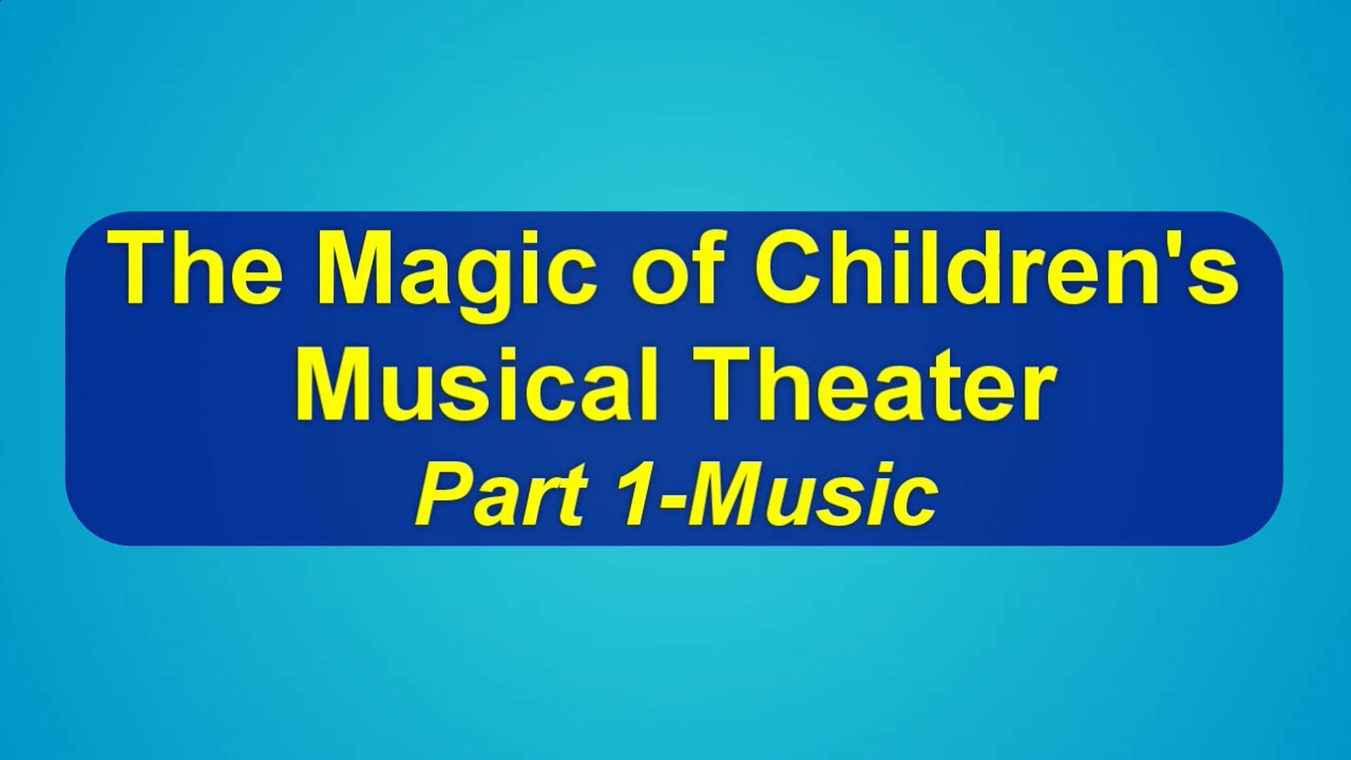 Young Voices On Stage