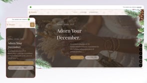 Wix Advent Calendar for Jewelry Shop, a Wix Template by Studio Template by parnii (Thumbnail 3 of 3)