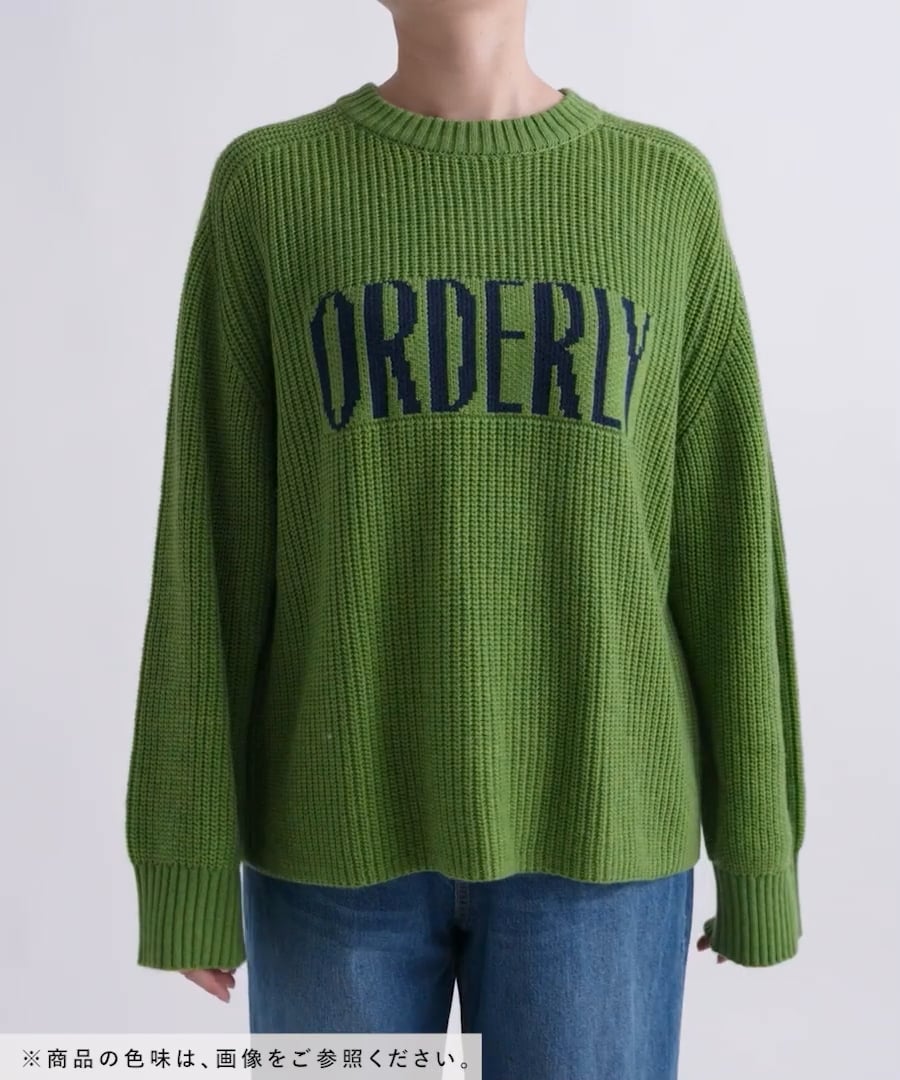 7ゲージ畔編みロゴプルオーバー | [公式]レプシィム （LEPSIM）通販