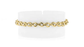 .50 ct. t.w. Diamond Swirl Bracelet in 18kt Gold Over Sterling