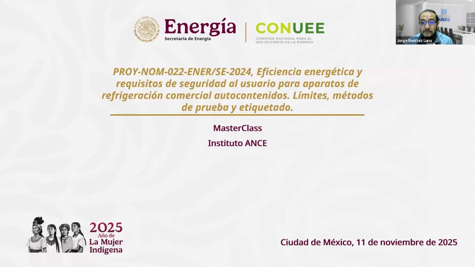 PROY-NOM-022-ENER/SE-2024, Eficiencia energética y requisitos de seguridad al usuario para aparatos de refrigeración comercial autocontenidos. Límites, métodos de prueba y etiquetado