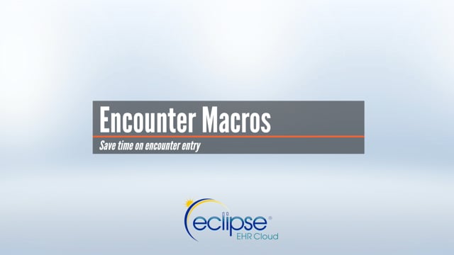 Encounter Macros