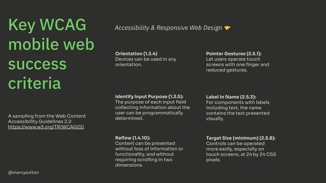 Thumbnail for Accessibility and Performance