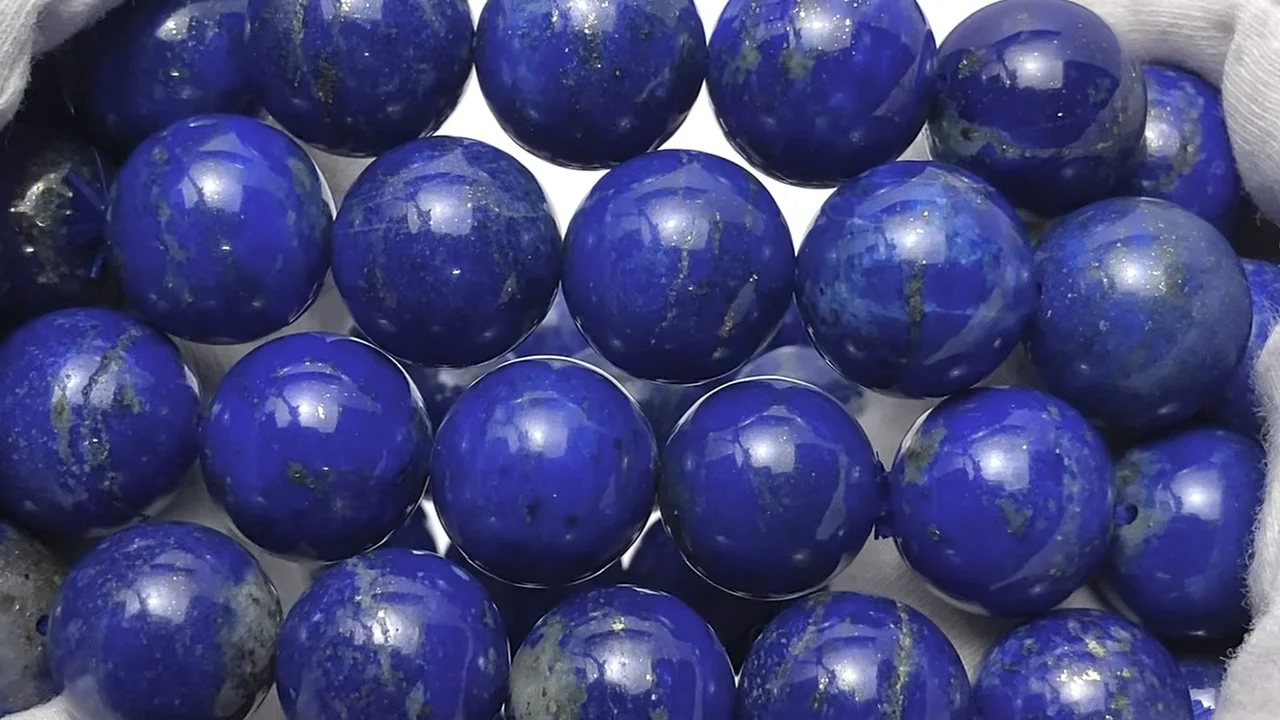 ラピスラズリ ラウンド14mm ブレスレット｜天然石ビーズの卸問屋・通販