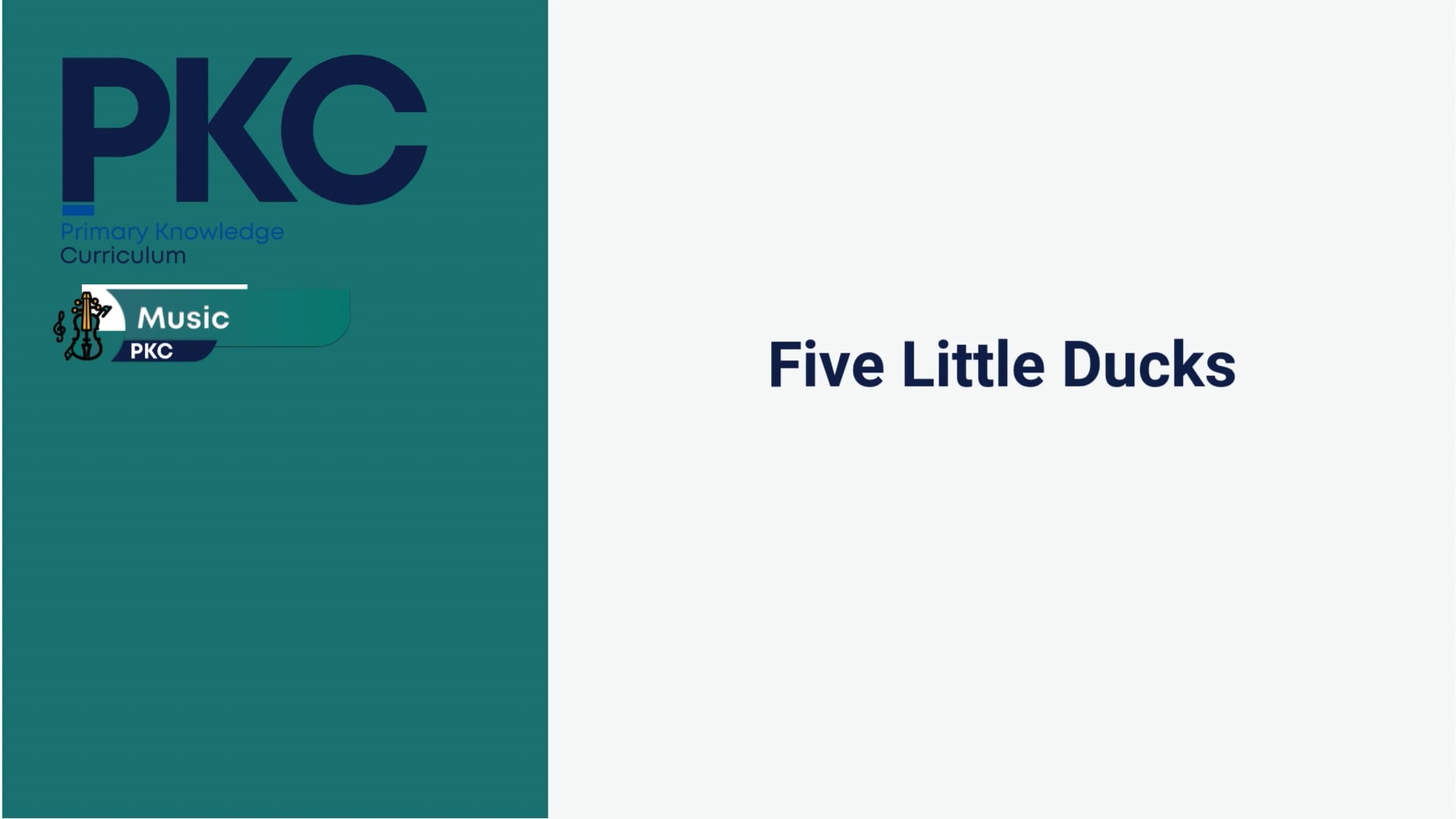 Five Little Ducks | Videos & Movies on Vimeo
