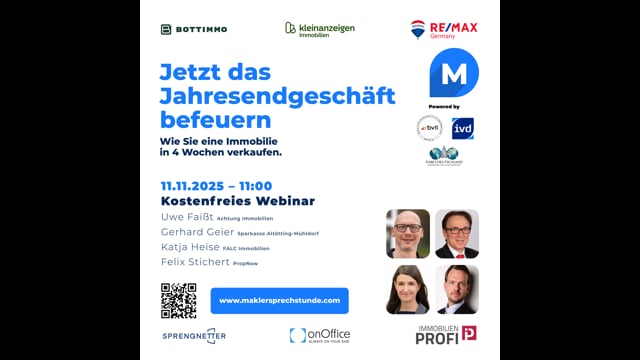 Jetzt das Jahresendgeschäft befeuern: Wie Sie eine Immobilie in 4 Wochen verkaufen