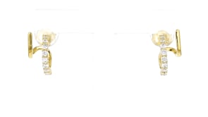 .50 ct. t.w. Lab-Grown Diamond Double-Hoop Earrings in 18kt Gold Over Sterling
