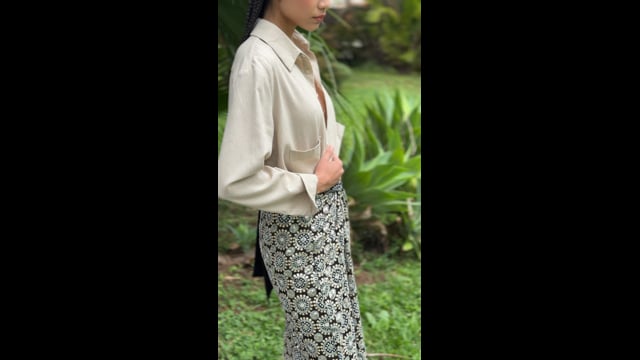 Camisa Linho Bege Natural