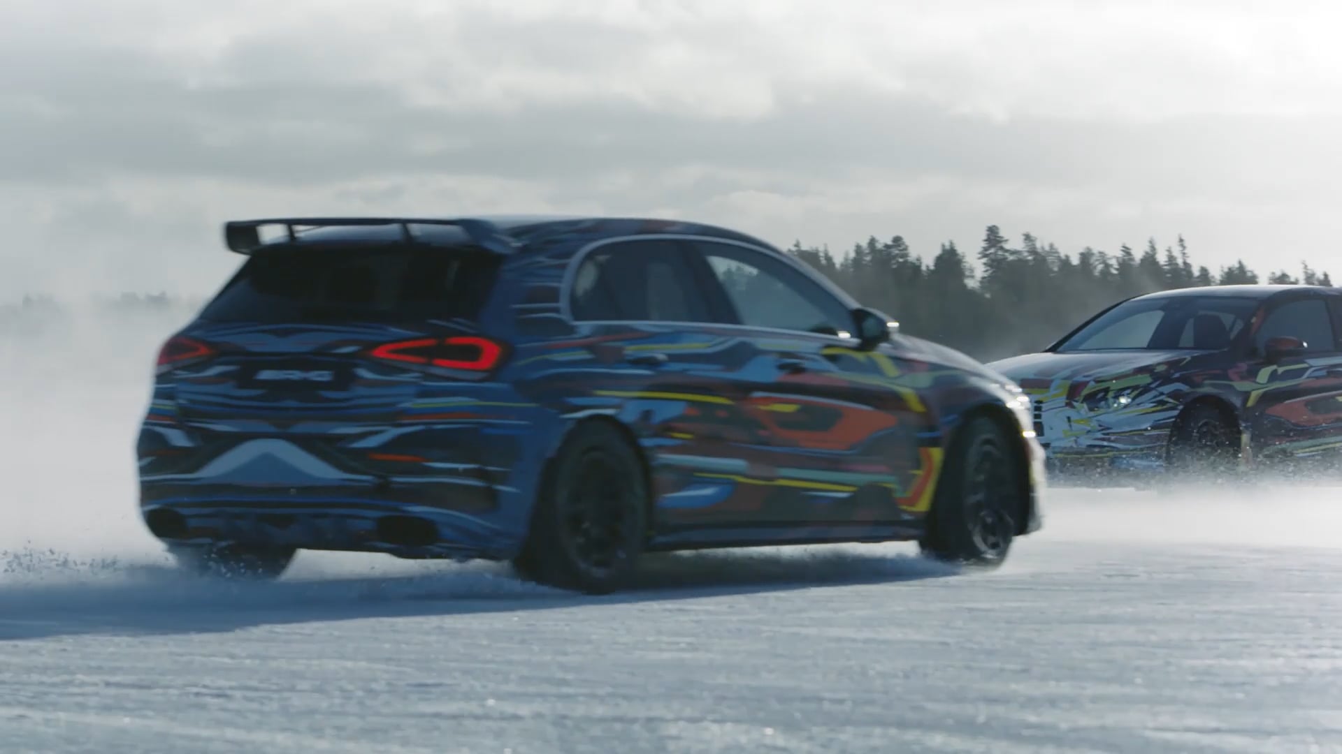 Mercedes AMG Snow Drift