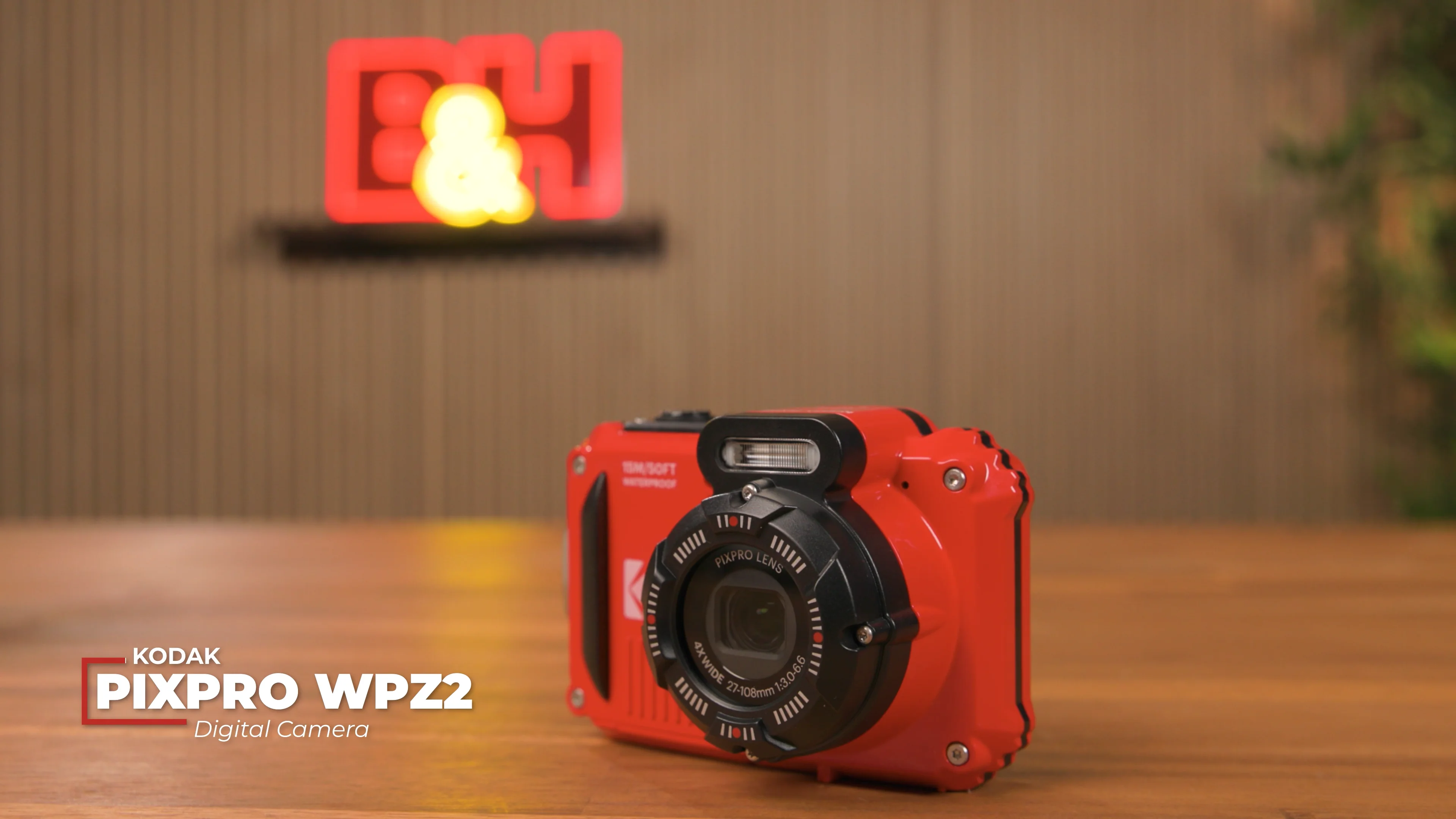 Kodak PIXPRO WPZ2 Digital Camera (Yellow) WPZ2YL B&H Photo Video