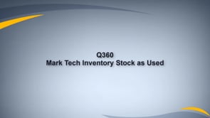 Mark Tech Inventory Parts Used