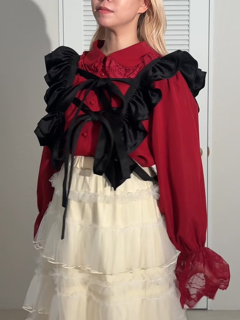 クティールとレトロ】SET着用可 2WAYフリルリボンハーネス | [公式