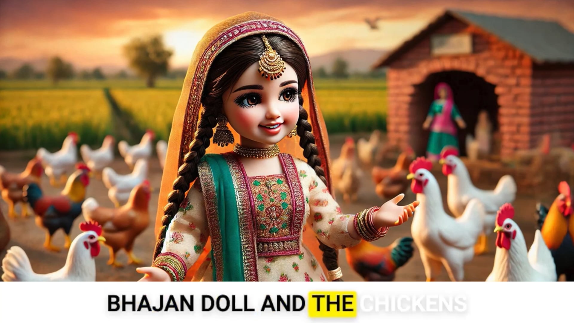 Bhajan Doll and the Chickens