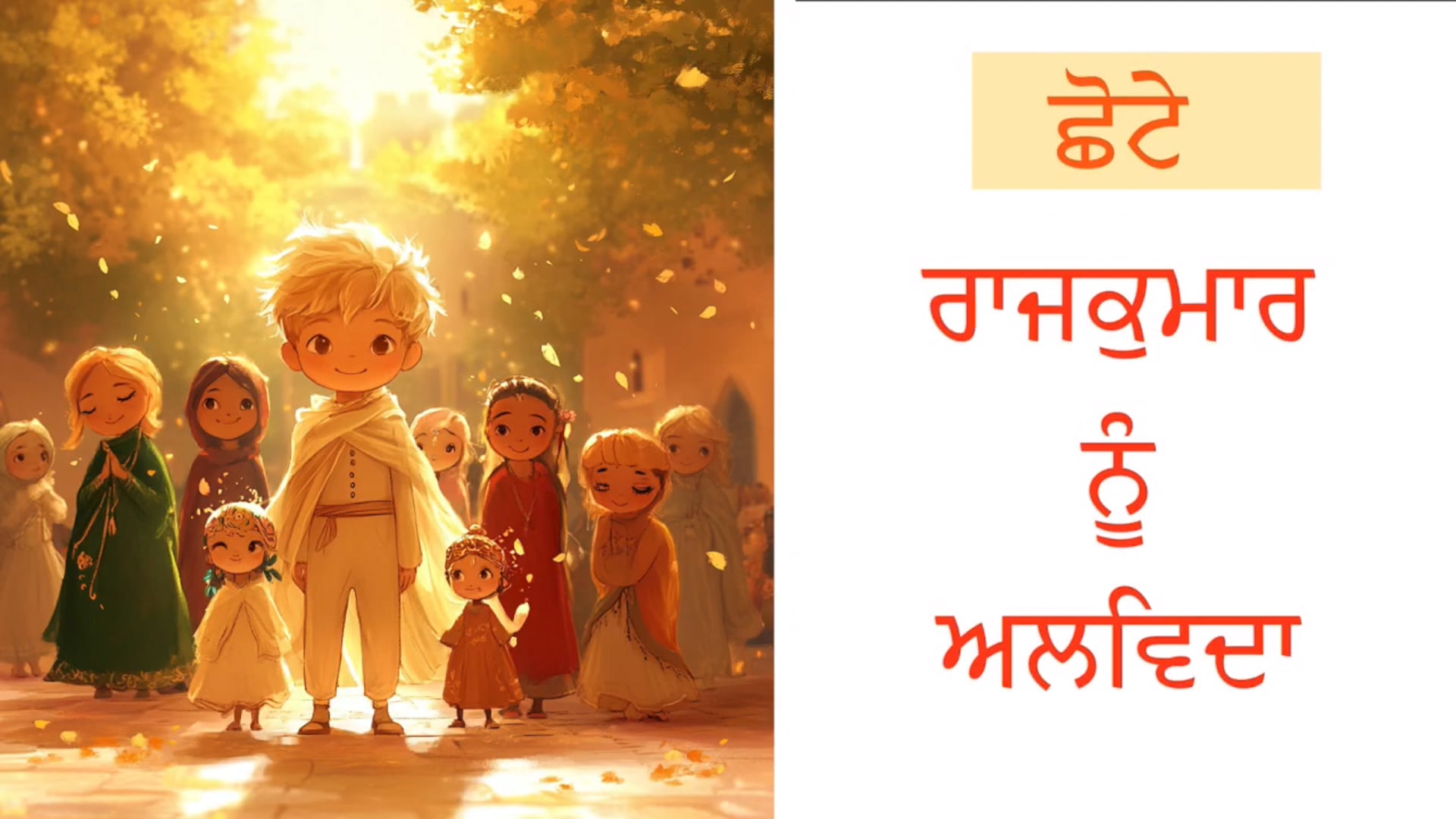 ਅਲਵਿਦਾ ਛੋਟੇ ਰਾਜਕੁਮਾਰ ਨੂੰ