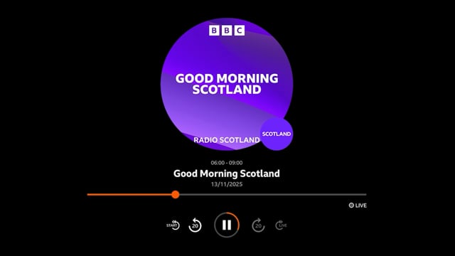 Andrew Grill on BBC Radio Scotland on the use of AI in retail