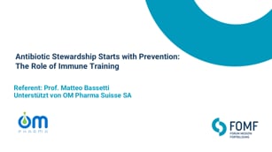 Antibiotic Stewardship Starts with Prevention: The Role of Immune Training