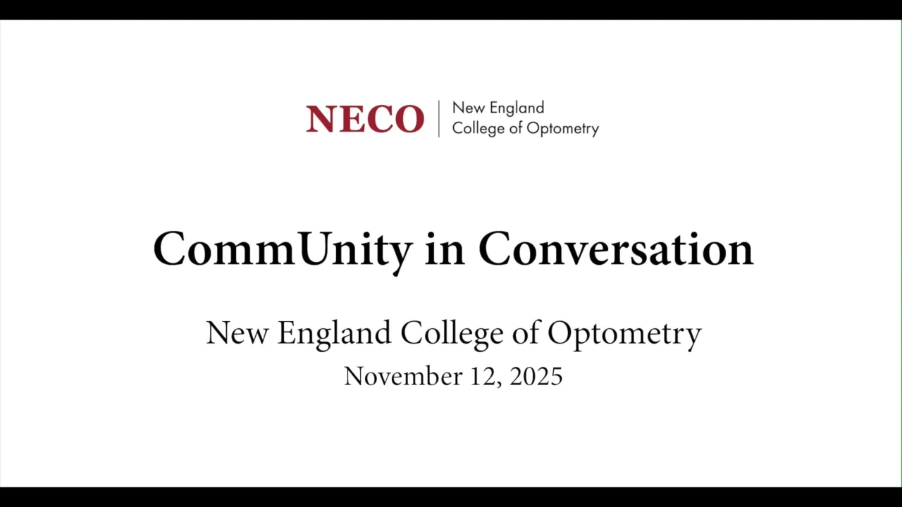 CommUnity in Conversation at NECO | Videos & Movies on Vimeo