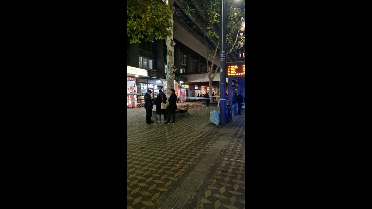 V Ljubljani zabodli osebo, posredujejo policisti in reševalci #foto