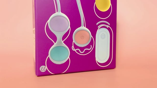 Bolas Vaginais de Treino com Vibração e 5 Pesos