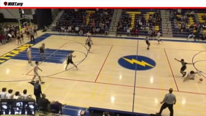 Offensive player falls numerous times while bring the ball up the court.  Legal guarding position, contact, foul or flop