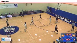 Player fouled as he turned to the basket with Lead calling foul on the floor.  Continuous Motion