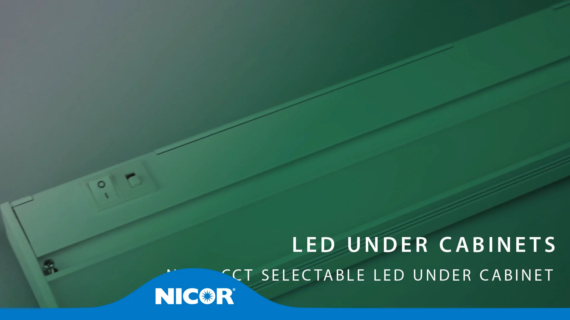 NUCv5 Select – CCT Selectable LED Under Cabinet – NICOR Lighting