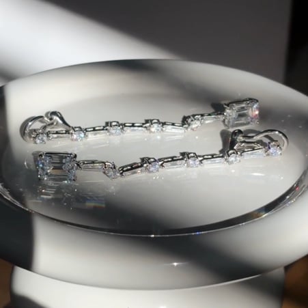 Emerald Drop Earrings (9 TCW)