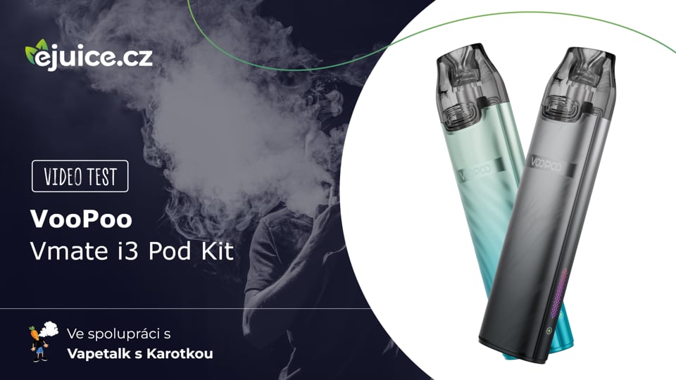 VooPoo Vmate i3 Pod Kit - video test (CZ)