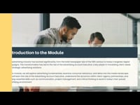 Module 1 Foundations of Advertising and Account Management
