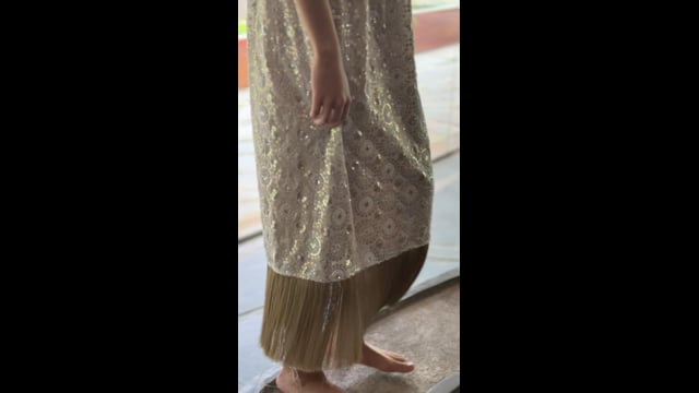 Vestido Naya Bordado Off-White 