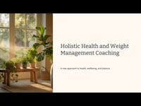 Introduction To Health and Weight Management Coaching