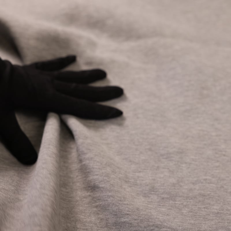 Vidéo: Molleton gratté (Sweat) - Gris chiné