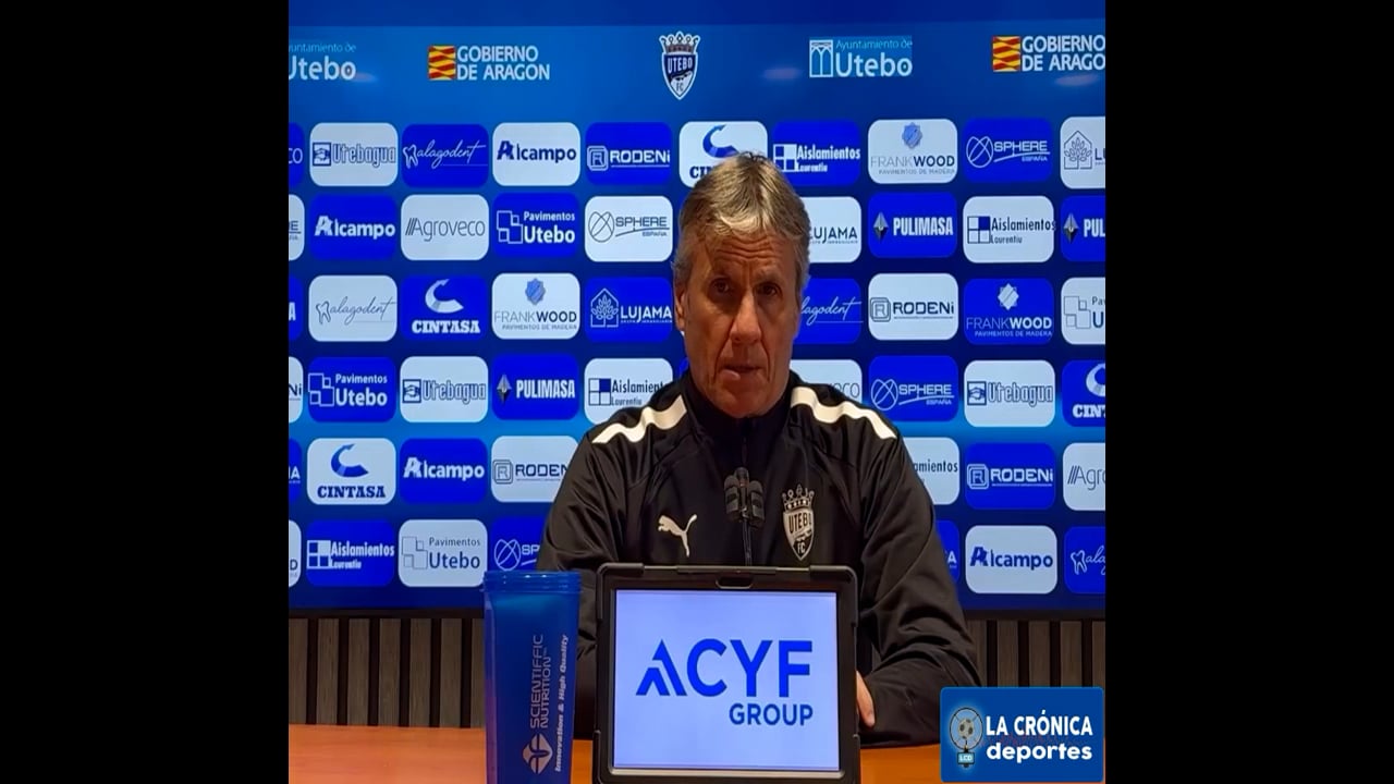 LA PREVIA / SD Ejea - Utebo FC / JUAN CARLOS BELTRÁN (Entrenador Utebo) Jor. 11 - Segunda Rfef Gr2 / Fuente: Facebook Utebo