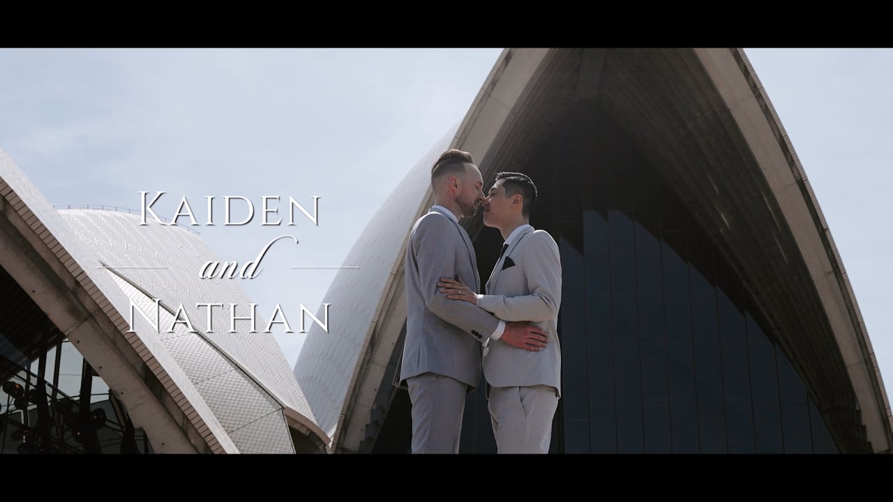 Royal Botanic Garden Sydney Wedding Video, Sydney - Kaiden and Nathan