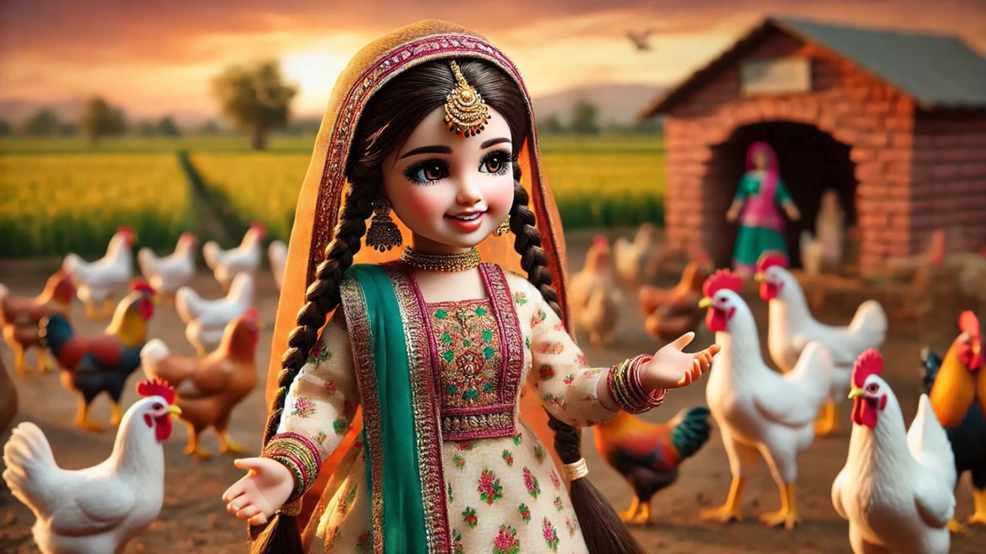 ਭਜਨ ਗੁੱਡੀ ਅਤੇ ਮੁਰਗੇ