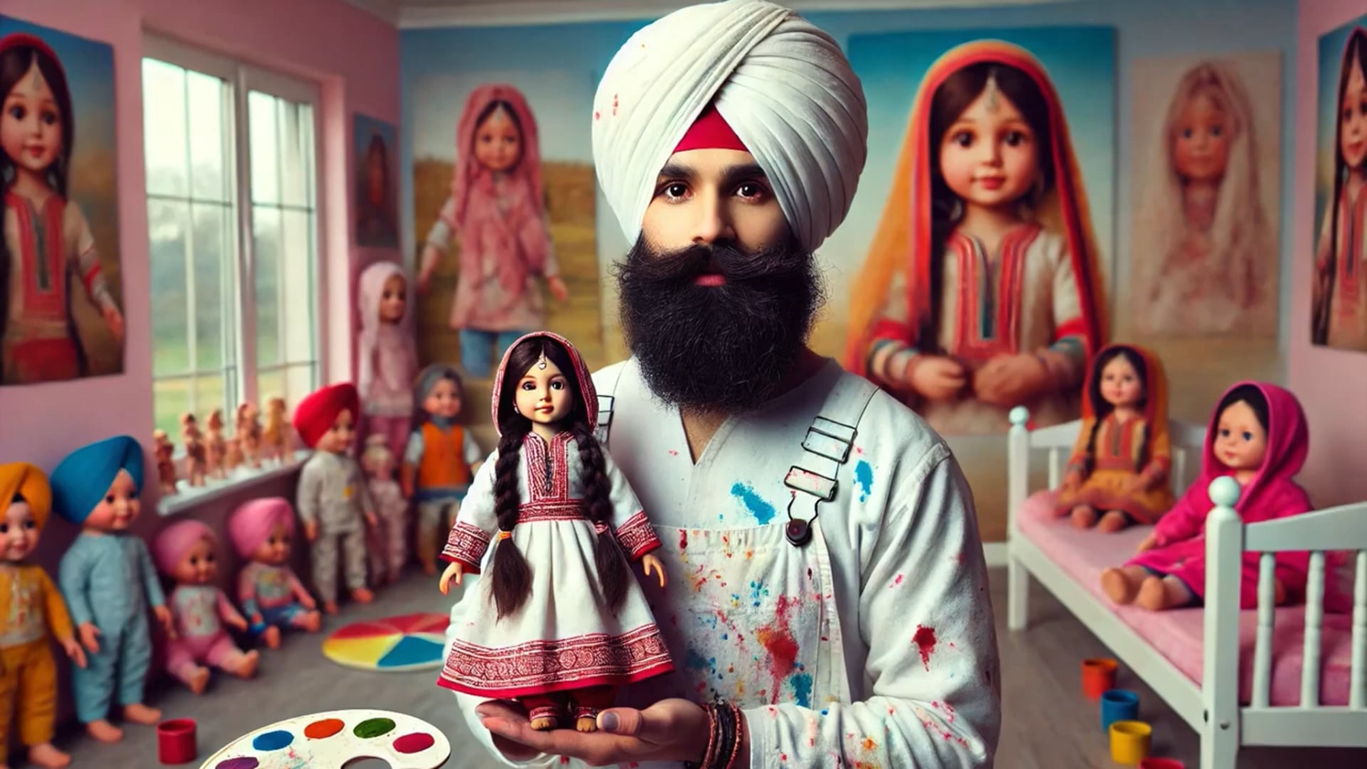 ਭਜਨ ਗੁੱਡੀ ਅਤੇ ਚਿੱਤਰਕਾਰ