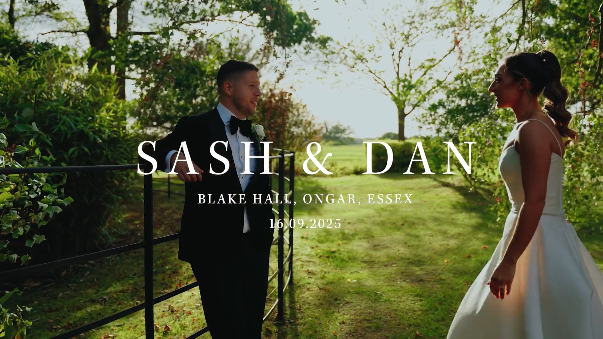 Sash & Dan_Wedding Highlights Film at Blake Hall, Ongar, Essex
