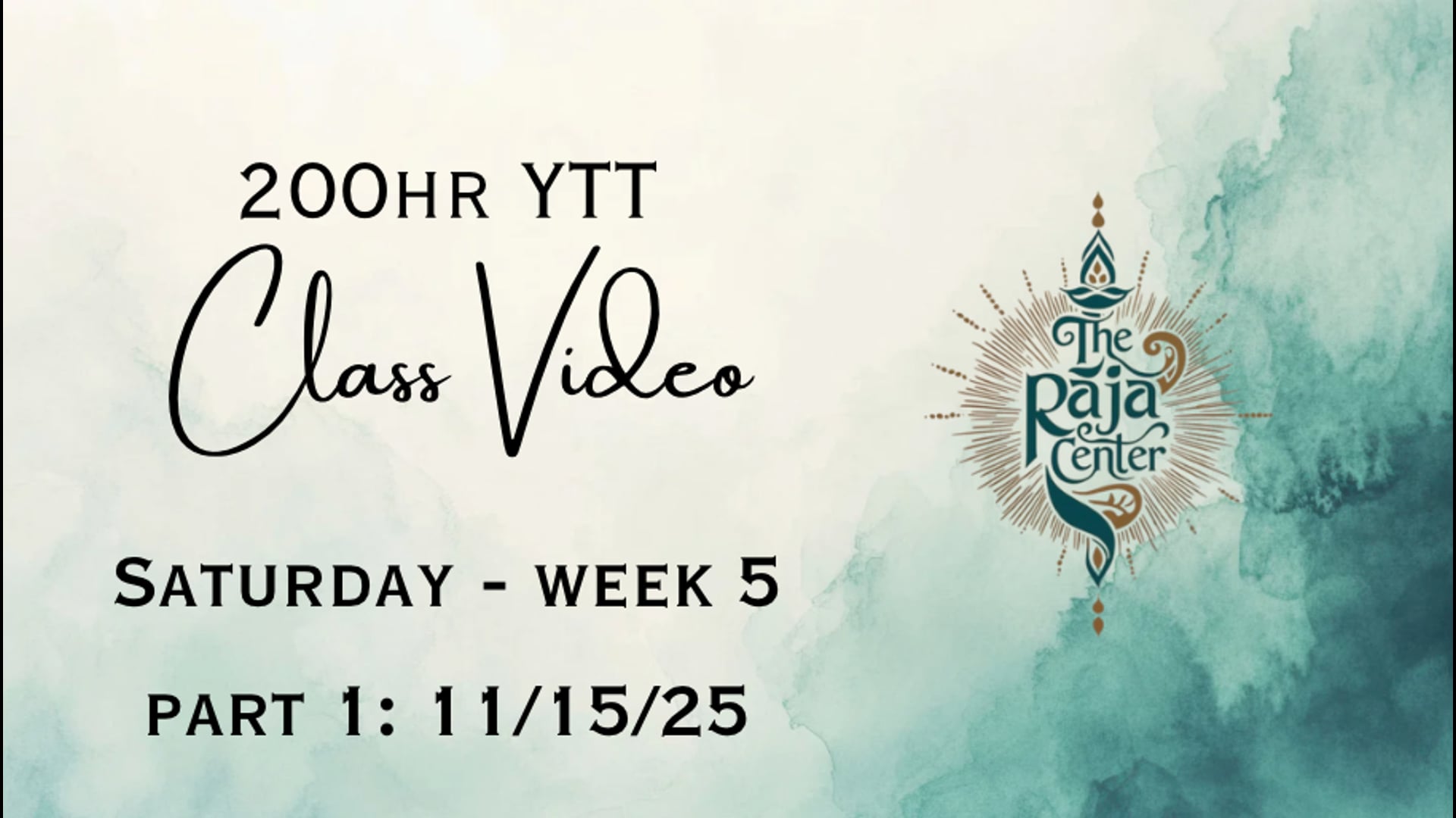 2025 200YTT 11/15/25 Part 1