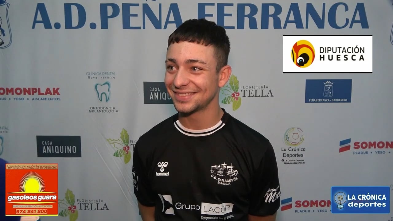 EDU MARTÍNEZ  (Jugador San Agustín) Peña Ferranca 1-2 San Agustín CD / Jor. 10 - Preferente Gr 1