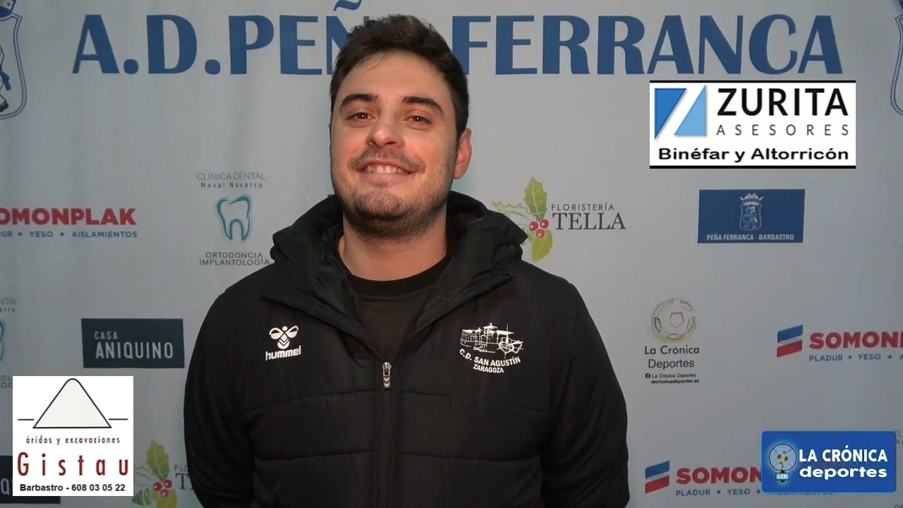 ANDRÉS NAVARRO (Entrenador San Agustín) Peña Ferranca 1-2 San Agustín CD / Jor. 10 - Preferente Gr 1