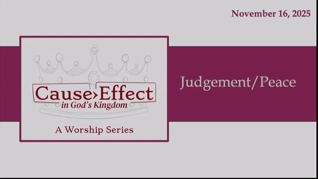 Pentecost 23: November 16, 2025, Contemporary Service