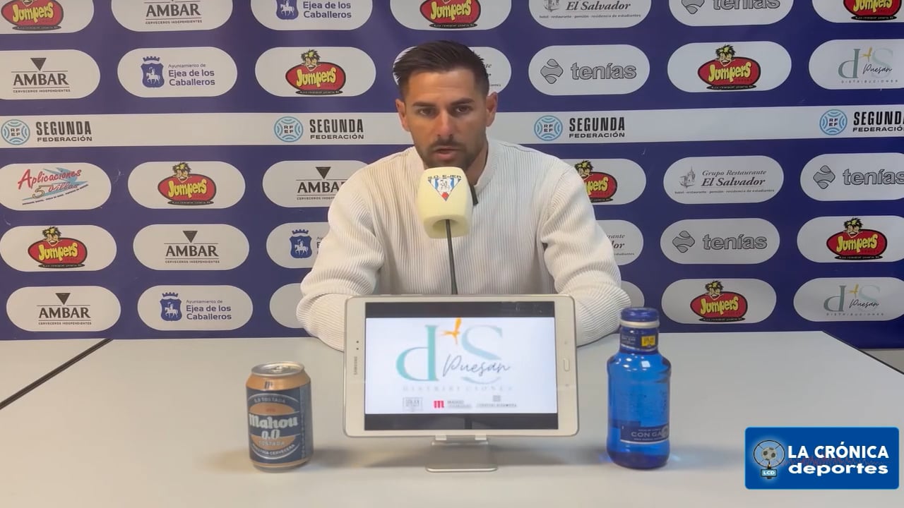 LUSO DELGADO (Entrenador SD Ejea) SD Ejea 0-2 Utebo FC / Jor. 11- Segunda Rfef / Gr 2 / Fuente: Facebook SD Ejea