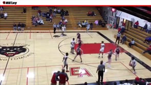 Pass and Crash on Block or Charge play.  Drive for Center towards basket, Charge called by Lead