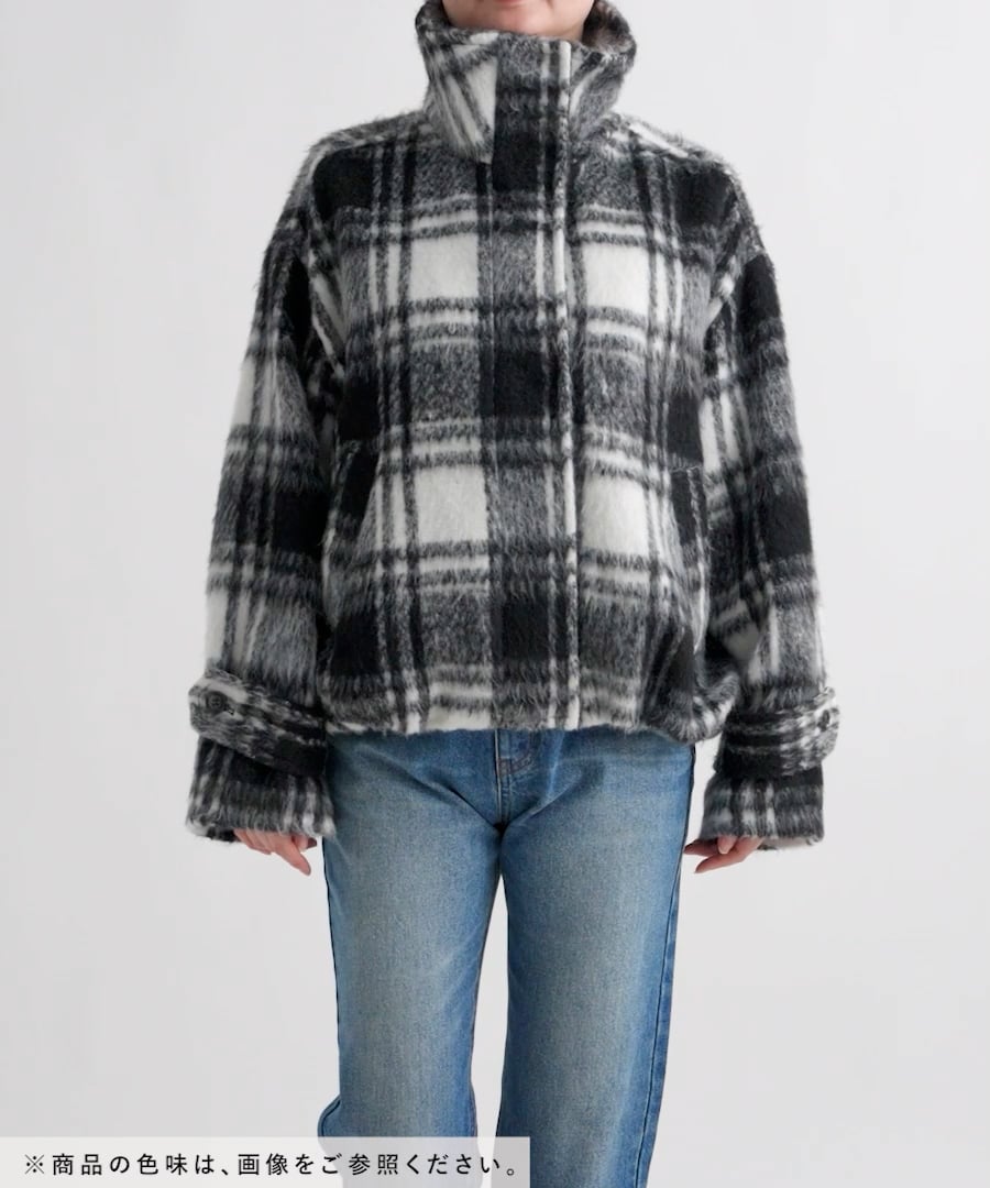 【タイムセール】◆新品◆ベイフロー cahoさんコラボ◆シャギージャケット◆ リブ イン コンフォート 莉子さんとつくった パリの蚤の市にありそうな