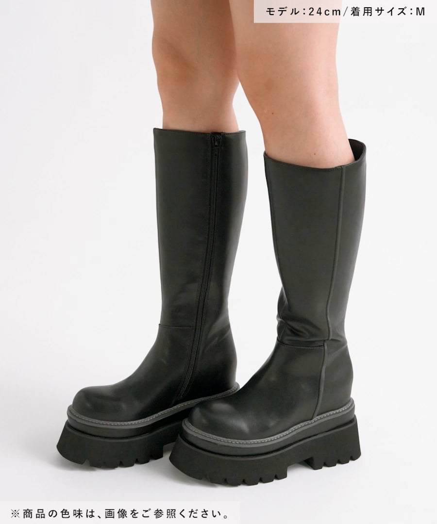 HARE ロングZIPブーツ ブラック M モードマウンテンブーツ(HARE