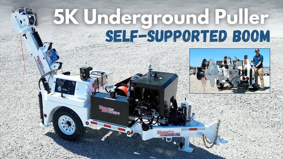 5K Underground Puller Trailer