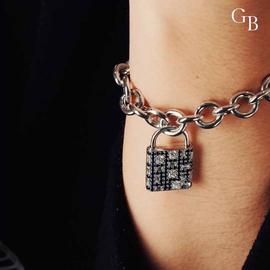 product video 2 for 1 ctw Multi-Shape Lab Grown Diamond Butterfly Lock Bracelet