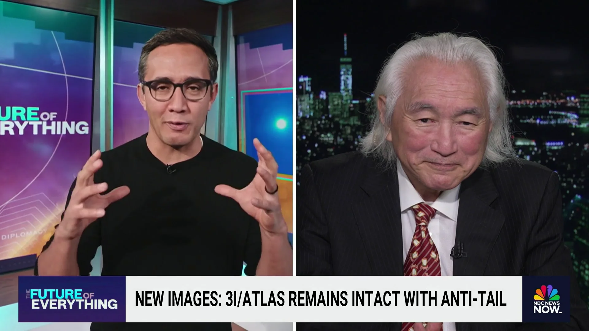Michio Kaku on NBC News NOW 3I/Atlas