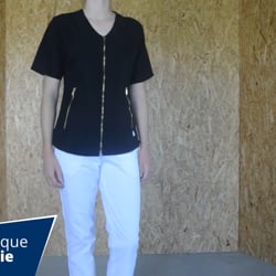 Vidéo: Tunique esthétique zippée pour femme ZELIE